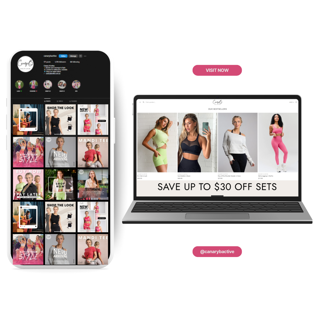 Canary B Active Website